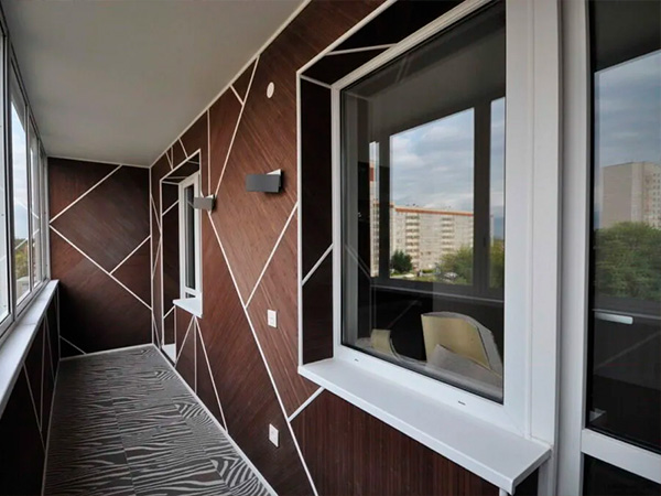 Отделка балкона и лоджии внутри